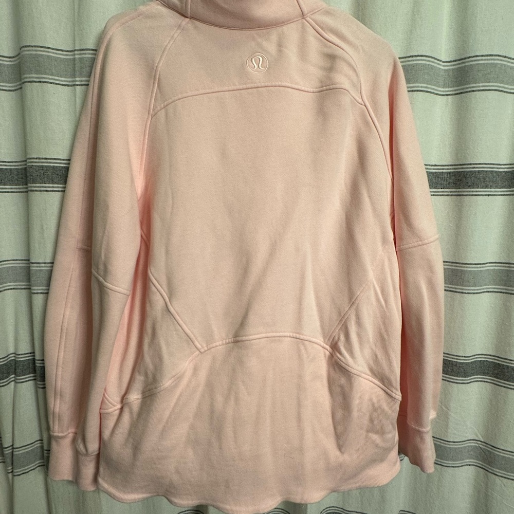 Lululemon Scuba Pink Quarter Zip - Picture 4 of 4